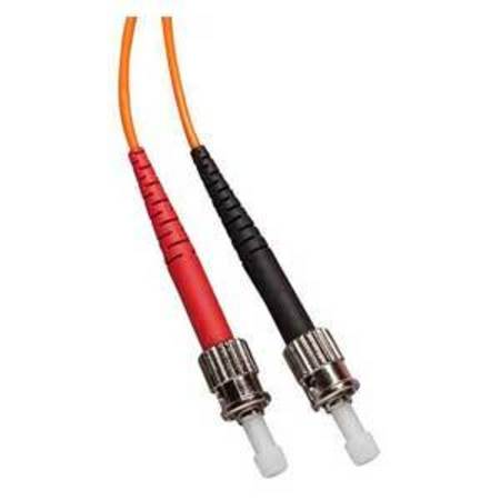 ALLEN TEL Fiber Optic Cable, Multimode OM1 Duplex ST to ST, 2 M GBST2-D2-02
